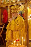 Архиерейское богослужение в Неопалимовском храме микрорайона ВНИИПО города Балашихи